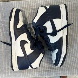 Mens size 10.5 Nike dunk high.